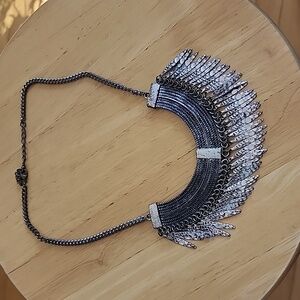 Bohemian Metal Spike Necklace